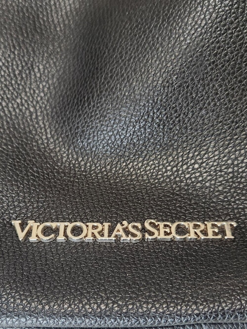 Victoria's Secret Black Faux Leather Limited Edition Fringe Backpack - Picture 2 of 16